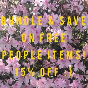 Any free people items for a discount!